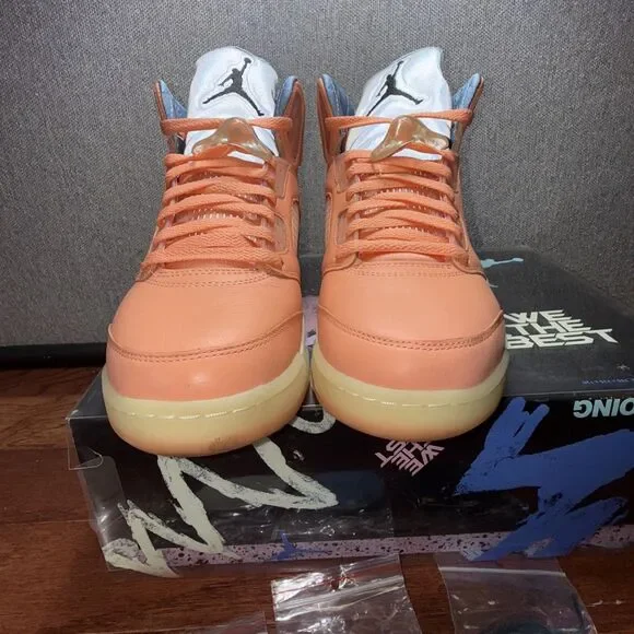 Jordan 5 Retro x DJ Khaled Mid We The Best Crimson Bliss Men’s Size 8 - Picture 6 of 16